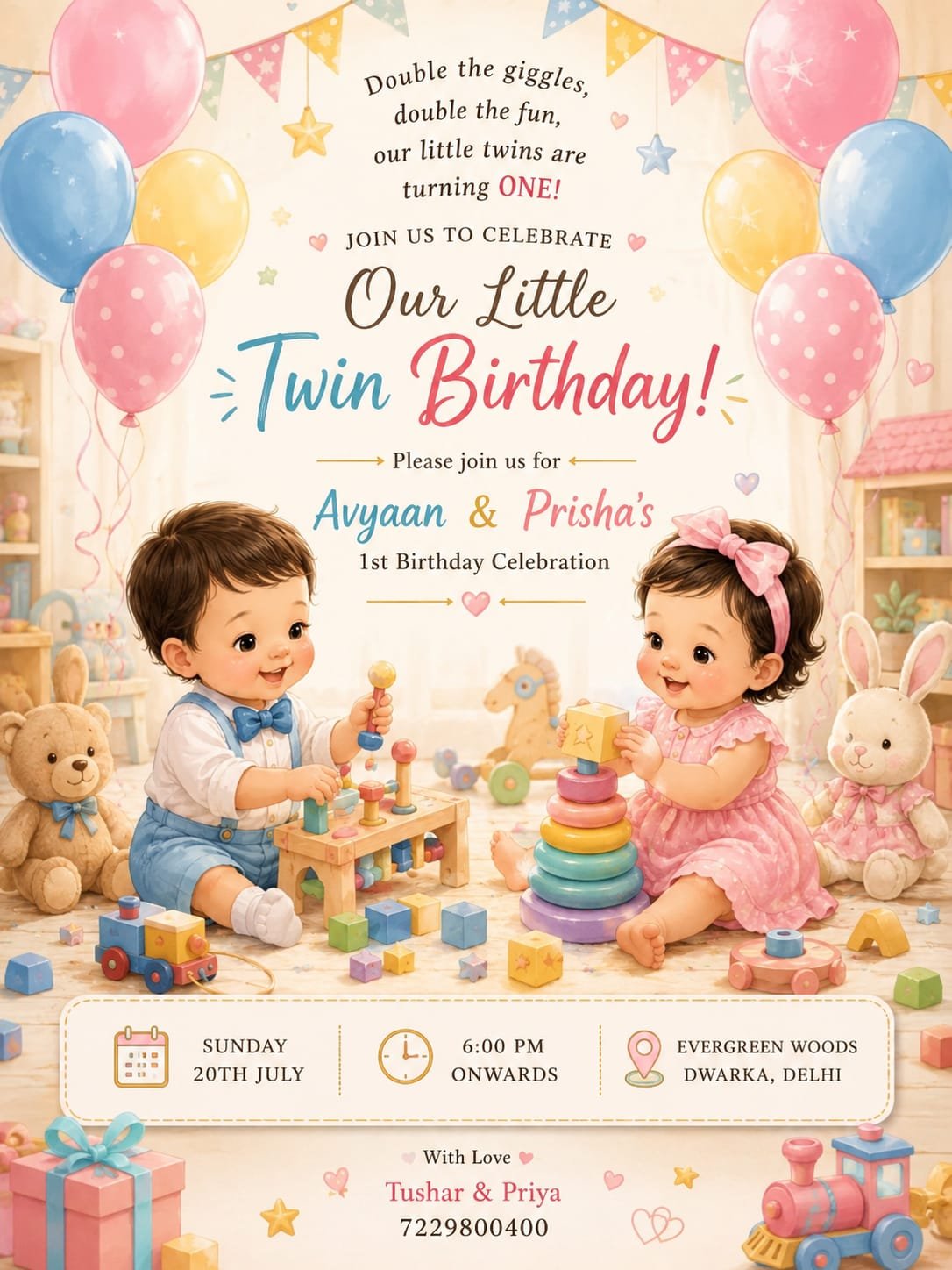 Birthday Invitation Card