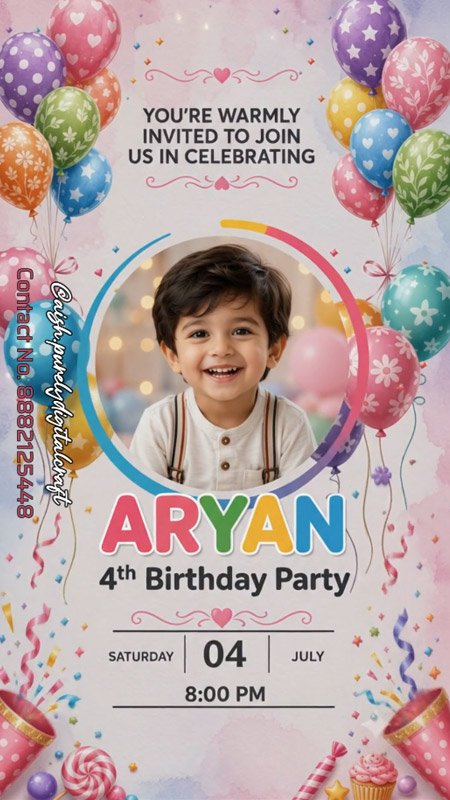 Birthday Invitation Card